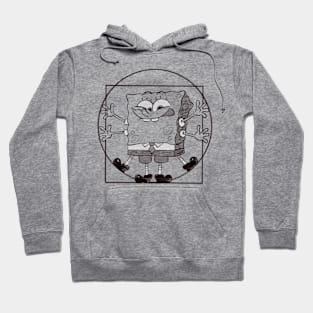 vitruvian spongebob Hoodie